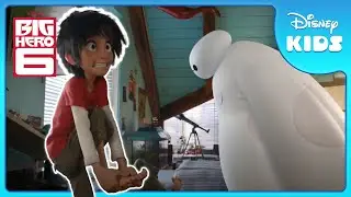 😱 Hiro's Toe Injury Drama!  | Big Hero 6 | Disney Kids