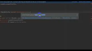 Android Studio error | cannot resolve symbol 'AppCompatActivity'