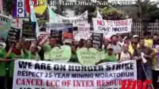 Mindoro hunger strikers chant 3