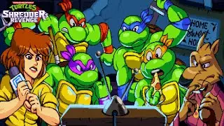 TMNT: Shredder's Revenge - Game Movie (All Cutscenes)