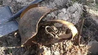 Коп по войне. Немецкий стальной шлем. Фильм 64.