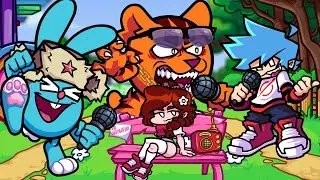 СМЕШАРИКИ В ФНФ МОДЕ ФАНКОРИКИ - КРОШ И ТИГР ПРОТИВ БОЙФРЕНДА ► Friday Night Funkin (FUNKORIKI)