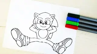 Sonic Coloring Pages