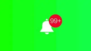 notification alert green screen effect