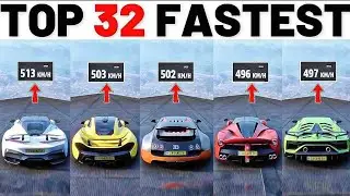 Top 32 Fastest Hypercars in Forza Horizon 5 | 2024