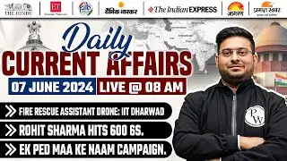 7 June Current Affairs 2024🔥 | Current Affairs Today | Current Affairs 2024 For BPSC and PSC Exams