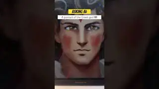 Asking AI: A portrait of the Greek god 🇬🇷