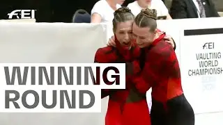 Take a bow for Team Germany 🇩🇪🎩  | FEI Vaulting World Championship Bern 2024