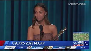 Zoe Saldaña thanks family after first Oscar win: 'I am a proud child of immigrant parents'