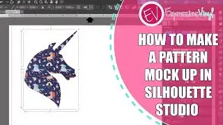 How to Create a Pattern Mock Up in Silhouette Studio