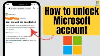 How to Unlock Microsoft Account (2025) | Unlock a Suspended Microsoft Account