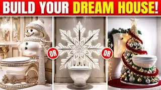 Would You Rather...? | Build Your Dream House🏡 Christmas Edition! 🎅🎄 Quiz Land