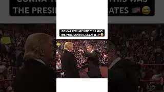 GONNA TELL MY KIDS THIS WAS THE PRESIDENTIAL DEBATES 🇺🇸😅