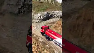 Truk Pertamina Naik Ke Gunung! Part 2 GTA 5 #shorts