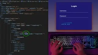 ASMR Programming - Coding Login Page - No Talking