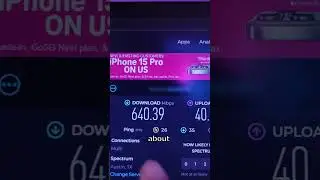 What's your internet speed? 