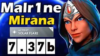 Малрин на Новой Миране это просто Имба! - Malr1ne Mirana 7.37 ДОТА 2