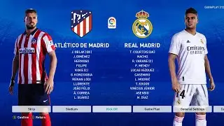 PES 2021 - Atletico Madrid vs Real Madrid - LaLiga Santander Derby Match - Gameplay