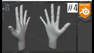 Blender 2.9: Anime Girl Hand Modeling WIP #4