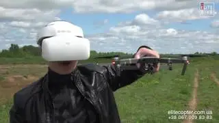 Тест FPV очков DJI goggles с Mavic Pro