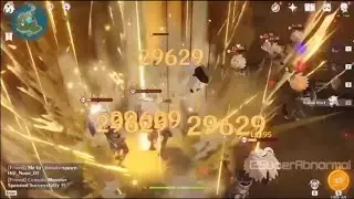 Arataki itto showcase || itto c6 burst damage deals - Genshin Impact