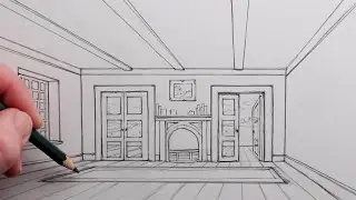 How to Draw a Room in One-Point Perspective for Beginnings