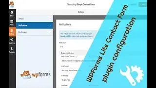 WPForms Lite Contact Form Plugin Configuration Free and easy to use (Step by Step)
