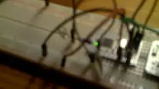 Iskra Mini (аналог Arduino) внешний диод (порт 12) через сопр 300 Ом