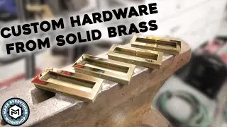 Making Solid Brass Drawer Pulls (Desktop Waterjet/ Mill)