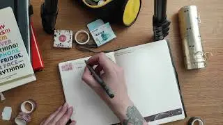 Разворот в Bullet Journal для экономии семейного бюджета и осознанного потребления. Обмен вещами.