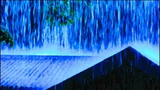 Tormenta Nocturna en Techo de Zinc | ASMR para Calmar la Mente y Dormir Profundo