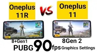 Oneplus 11r vs oneplus 11 PUBG 90fps Graphics Comparison 🔥🔥🔥