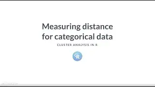 R Tutorial: Measuring distance for categorical data