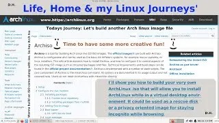 Building Arch .Iso Strait Out Of the Arch Wiki The Image Is Easy To Build, But Then What? Arch On!!!