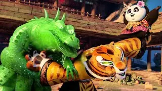 Los padres pelean juntos | Kung Fu Panda 3 | Clip en Español