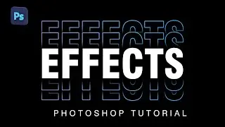 Easy Photoshop Typography Effect - Step by Step Tutorial for Beginners #photoshoptutorial #design