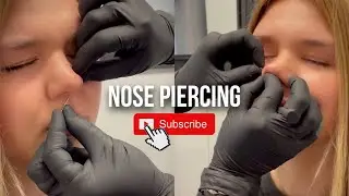 Nose Piercing by Underground Tattoos Enfield 