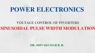 56. Sinusoidal Pulse Width Modulation