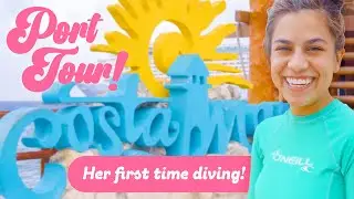 COSTA MAYA Cruise Port Tour & Tankless Diving in Mahahual, Mexico! | Voyager of the Seas