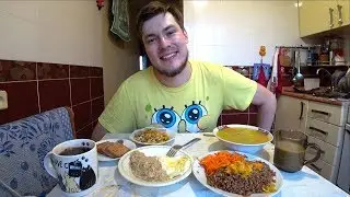 КАК ПРОЖИТЬ ДЕНЬ ЗА 30 РУБЛЕЙ (15 ГРН) ЗАВТРАК, ОБЕД И УЖИН