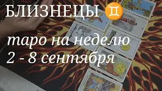 БЛИЗНЕЦЫ ТАРО расклад на неделю со 2 по 8 сентября 2024 года.