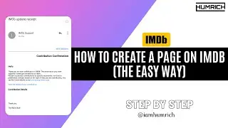 How To Create A Page On IMDb (The Easy Way)