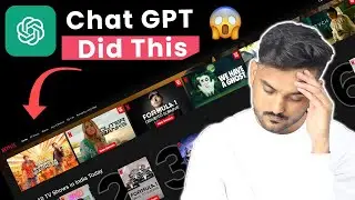 I Tried Making Netflix Clone Using Chat GPT! - Will Chat GPT Kill Developers? - Hindi
