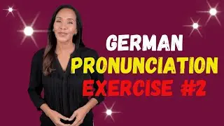 German Pronunciation Practice for Beginners - Exercise #2