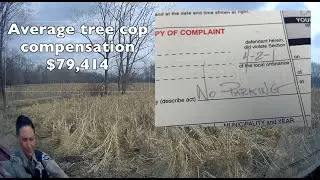 Tree Cops of Cook county IL write bogus ticket - Caught on Dash Cam