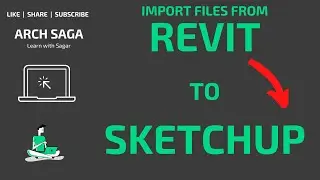 How to Import files from Revit to Sketchup | Revit Architecture in English | Mini-Series #10