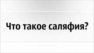 Ринат Абу Мухаммад: Что такое саляфия? Кто такие саляфиты?