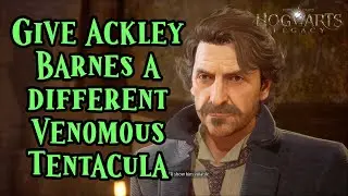 Hogwarts Legacy: Ackley Barnes Venomous Revenge Quest - Giving him a different Venomous Tentacula 🌵