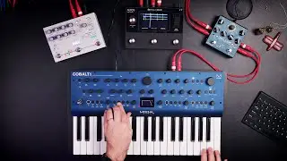 Ambient Jam using Cobalt8 custom patches, Microcosm, Aeros Loop Studio // Tefty & Meems