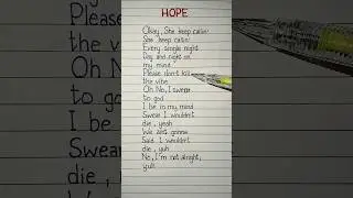 hope lyrics xxtenations lyrics 